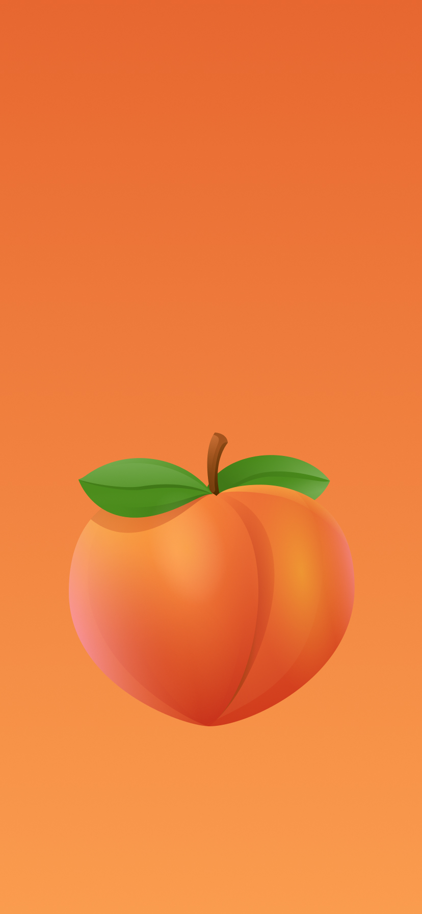 Peach Emoji Wallpaper Wallaland